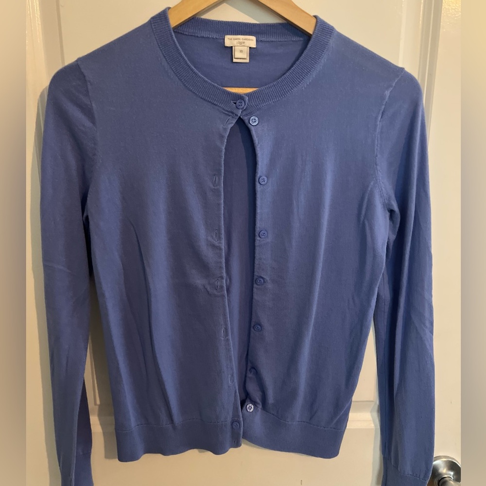 JCrew Periwinkle Cardigan